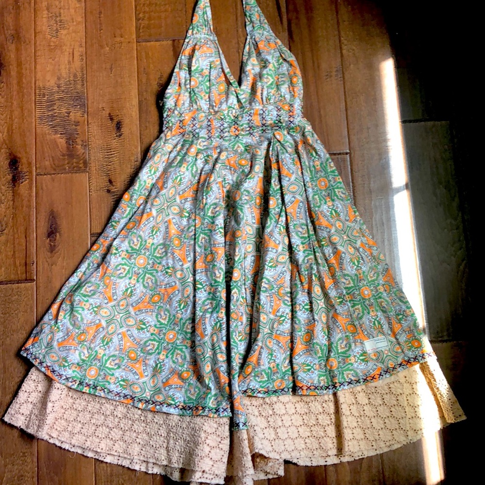 Anthro Odd Molly halter dress